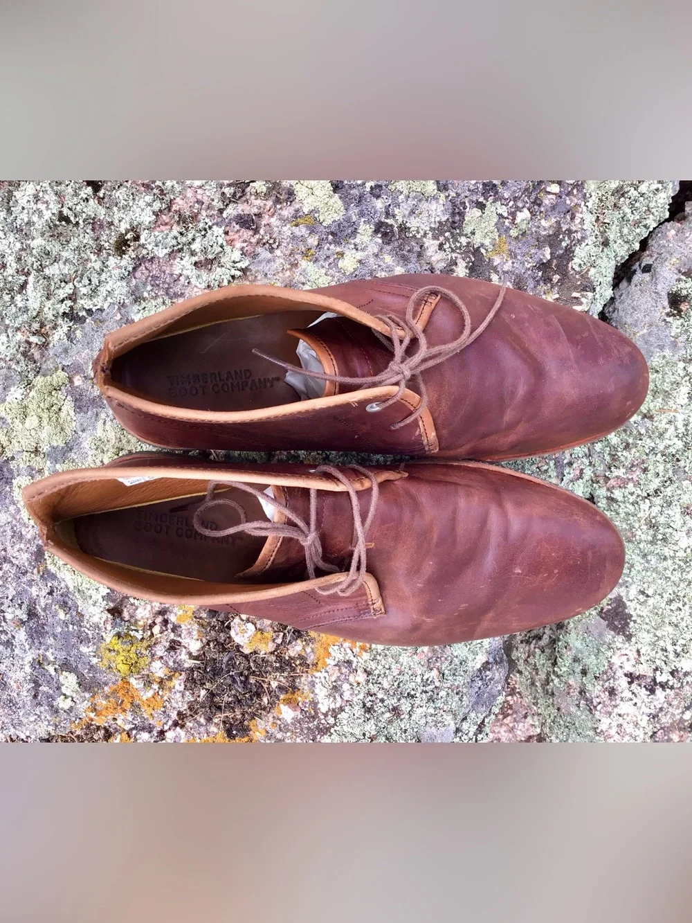 Timberland Boot Company Chukka Brown Leather Boots Men’s Size 11 Heritage Style